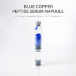 K70 Dual‑Chamber Fresh Lock Blue Copper Peptide Ampoule, GHK‑CU Lyophilized Powder Press‑Mix Vial, Sample & Bulk Supply For Cosmetic R&D Laboratory Research - Image 5